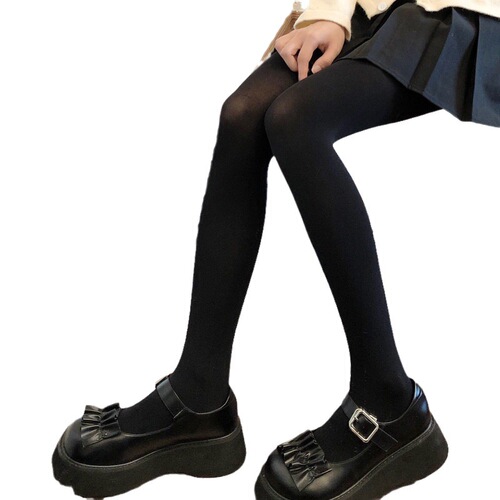 White stockings for women, pure milky white pantyhose, JK Japanese style lolita sexy black stockings spring and autumn thin anti-snagging stockings