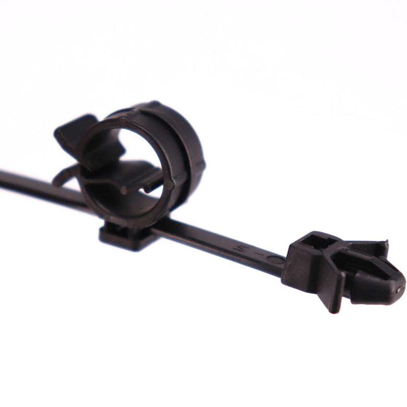 插销汽车通用线束扎带分体 固定捆绑线夹 线夹子拉带卡扣管卡扎带