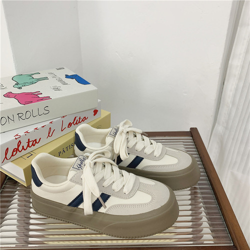 Japanese college style versatile canvas shoes for women  students Korean version sports and leisure trendy shoes Harajuku Internet celebrity live broadcast shoes