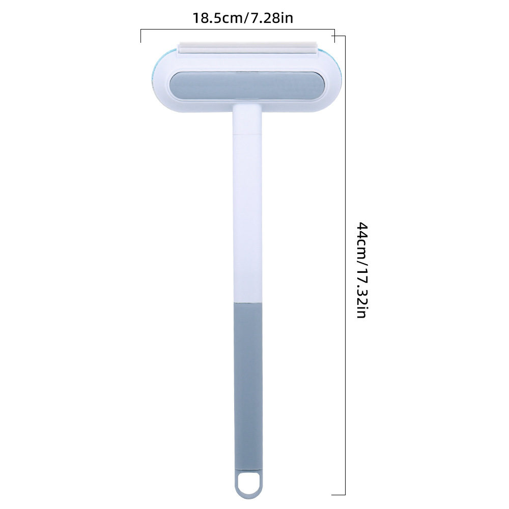 Dispositivo de depilación para mascotas multifuncional Cepillo de pelo para gatos electrostático de mango largo desmontable Cepillo de eliminación de pelo artefacto de limpieza de alfombras al por mayor