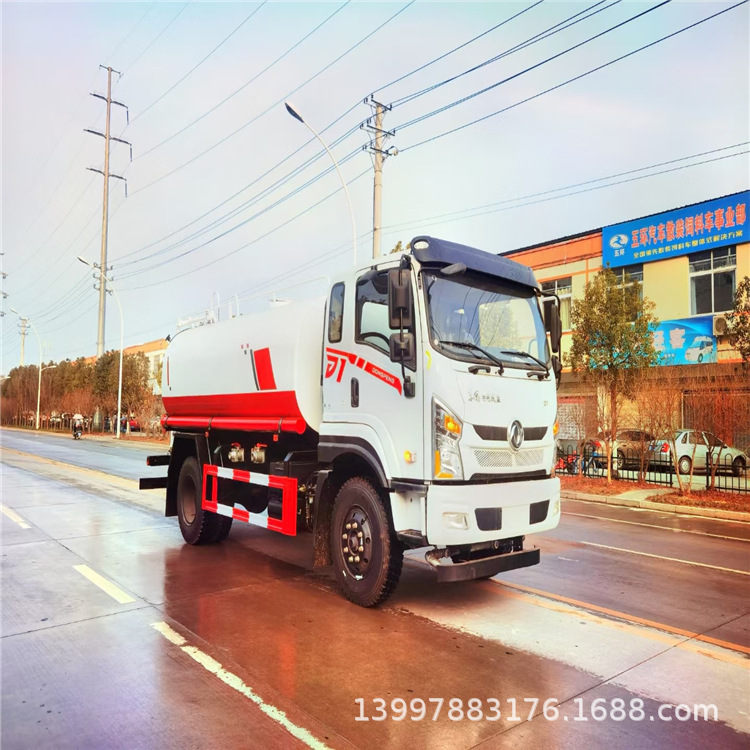 程力威牌东风D1云内170马力发动机12吨园林绿化洒水车低价直销