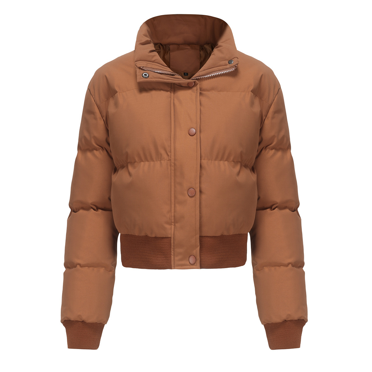 Chaqueta corta acolchada para mujer, estilo elegante y ligero