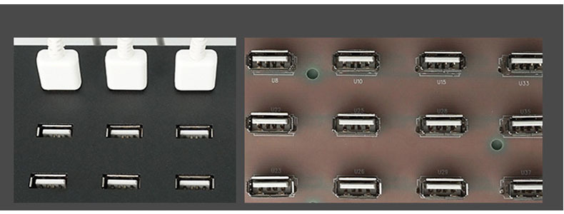 Çok bağlantı noktalı şarj cihazı Çok bağlantı noktalı USB şarj cihazı Okul stüdyosu Çok işlevli cep telefonu şarj yığını Hızlı şarj şarj istasyonu