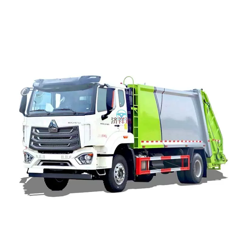 重汽14方压缩式垃圾车 清运生活垃圾 可装280桶 压缩比高