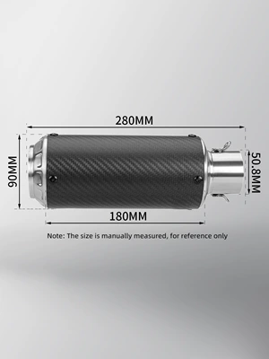 Motorcycle MT07 Z900 R3: Motorcycle exhaust pipe