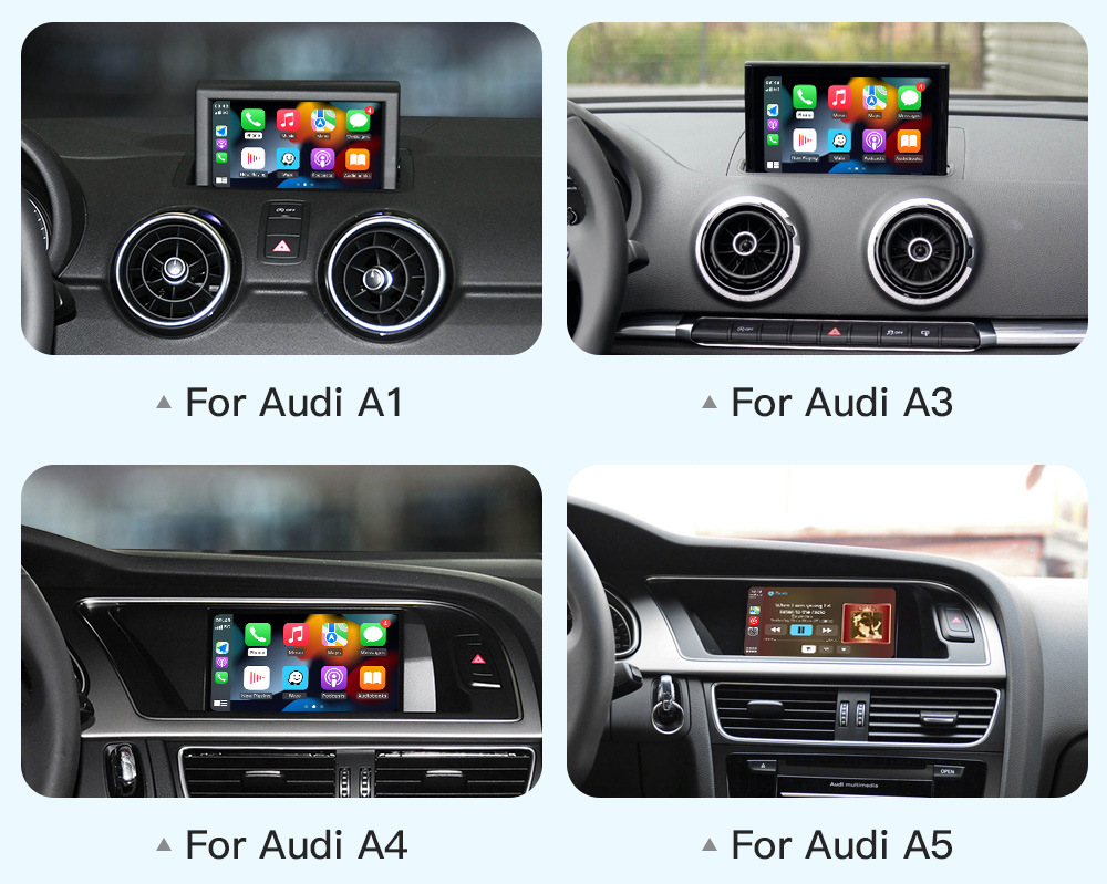 For Audi A1 A3 A4 A5 A6 A8 Q1 Q2 Q3 Q5 Q7 Q8 wireless carplay decoder