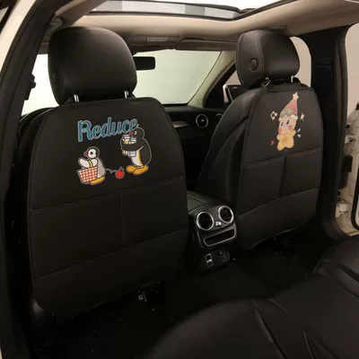 Chair back anti-kick pad — of the car