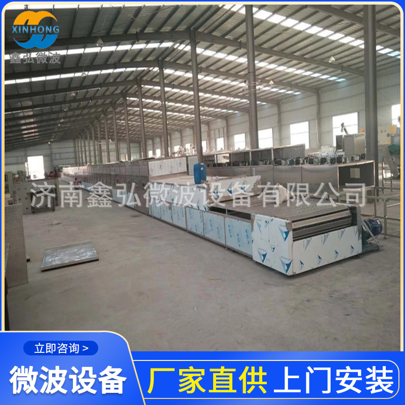 供应XH-20kw经济型隧道式蒜片微波干燥杀菌设备不锈钢烘干机