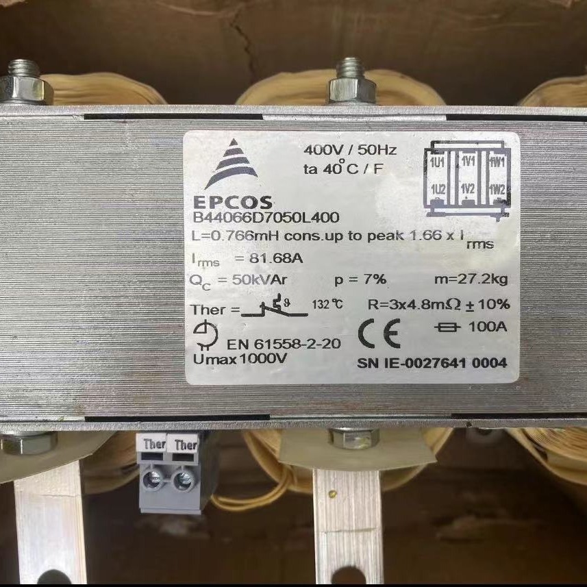 新品 供应 EPCOS电抗器 B44066D7050H402 进口 23年新款
