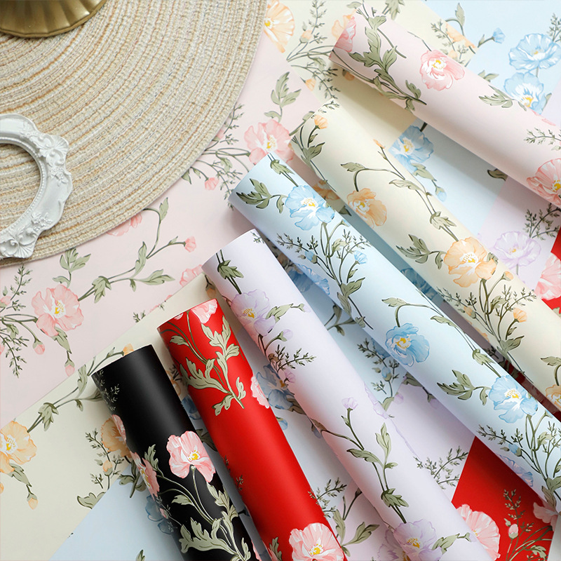 Huayou yin papel de papel flor floral floral DiDi floral bouquet papel floral de envoltura de papel elegantemente papel impermeable