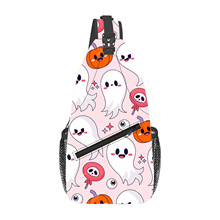 亚马逊热款来图印制可爱小鬼户外运动休闲单肩斜挎包零钱一件代发