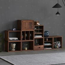 の实木黑胡桃木白蜡木书柜置物柜书桌茶桌以及各种材质定 做