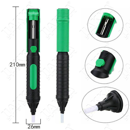 Replaces Baogong dp-366d manual powerful double-ring desoldering device CJ-101 desoldering pump desoldering device desoldering gun