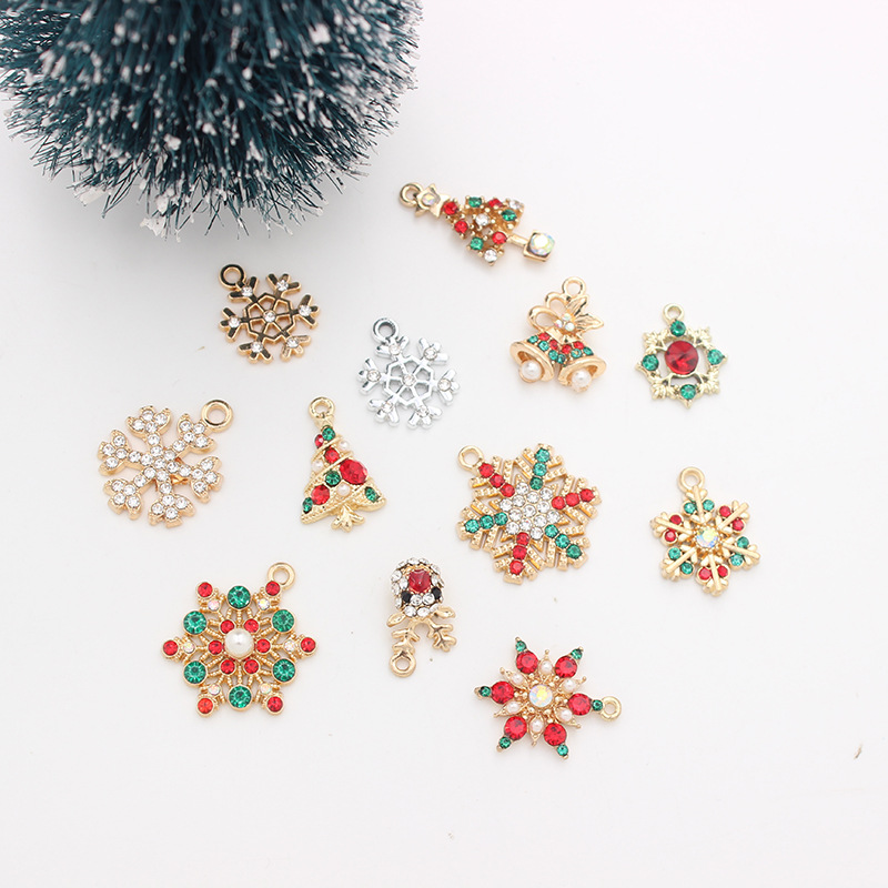 Alloy Material Christmas Festival 1 Piece Alloy Rhinestones Snowflake