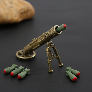 New Mini Mortar Children's Toy Rocket Launcher Military Toy Jedi Alloy Mortar Grenade