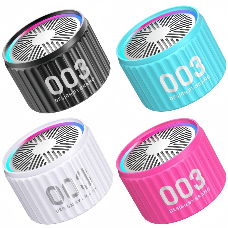 Transfronterizo nuevo metal mini altavoz Bluetooth portátil regalo subwoofer de alta calidad tarjeta de sonido Bluetooth audio