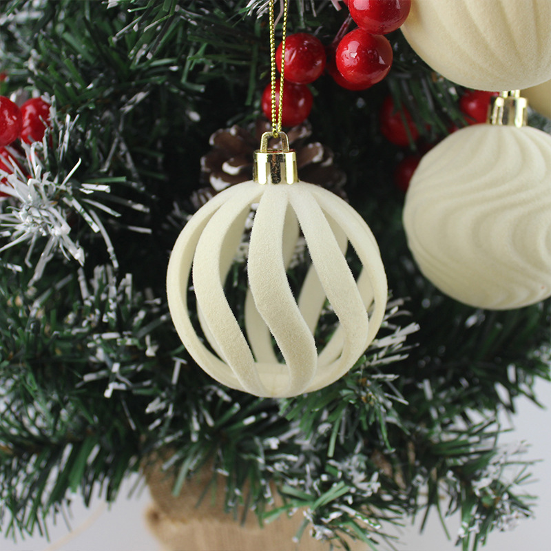 Navidad, accesorios de Navidad, decoraciones navideñas, flocado, colgantes de Navidad, colgantes de decoración del árbol de Navidad