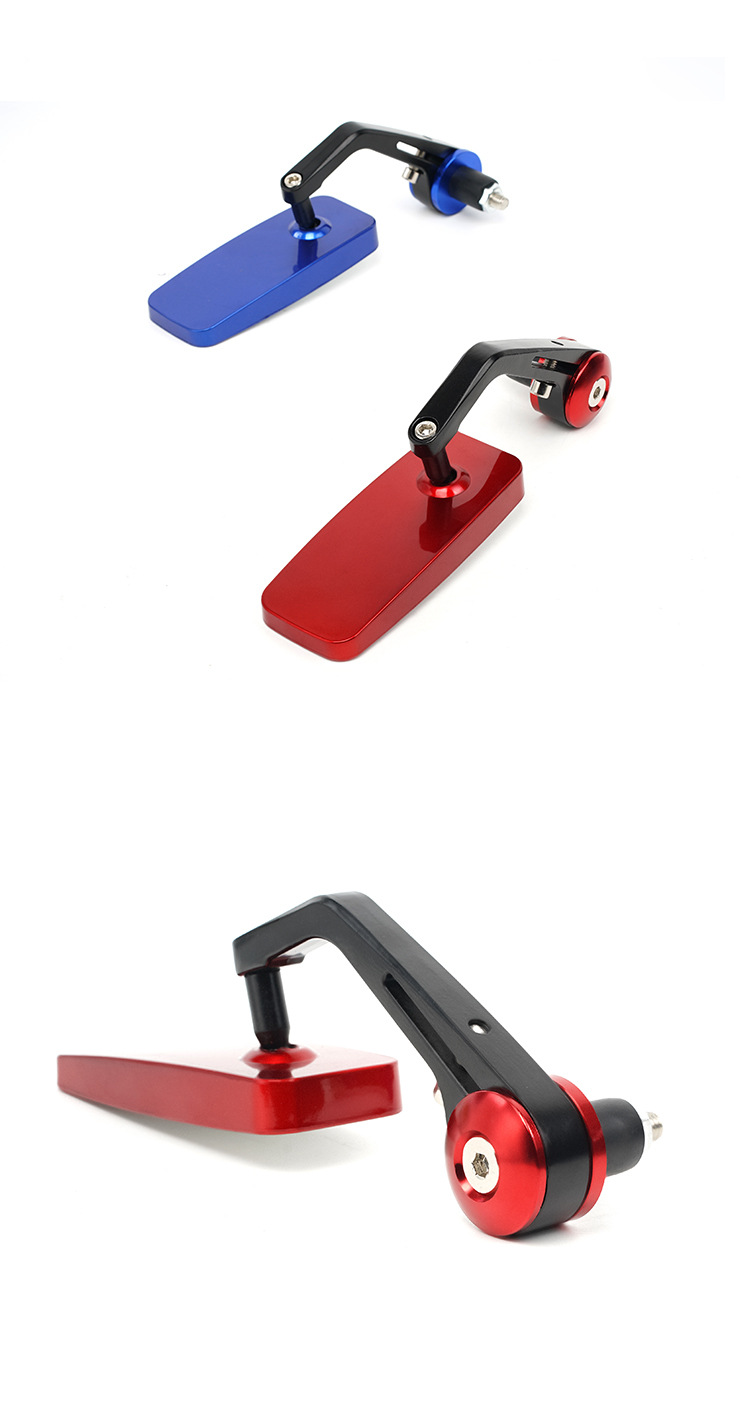 Motorcycle modified universal rearview mirror retro aluminum alloy spring breeze NK handlehold electric bicycle mirror
