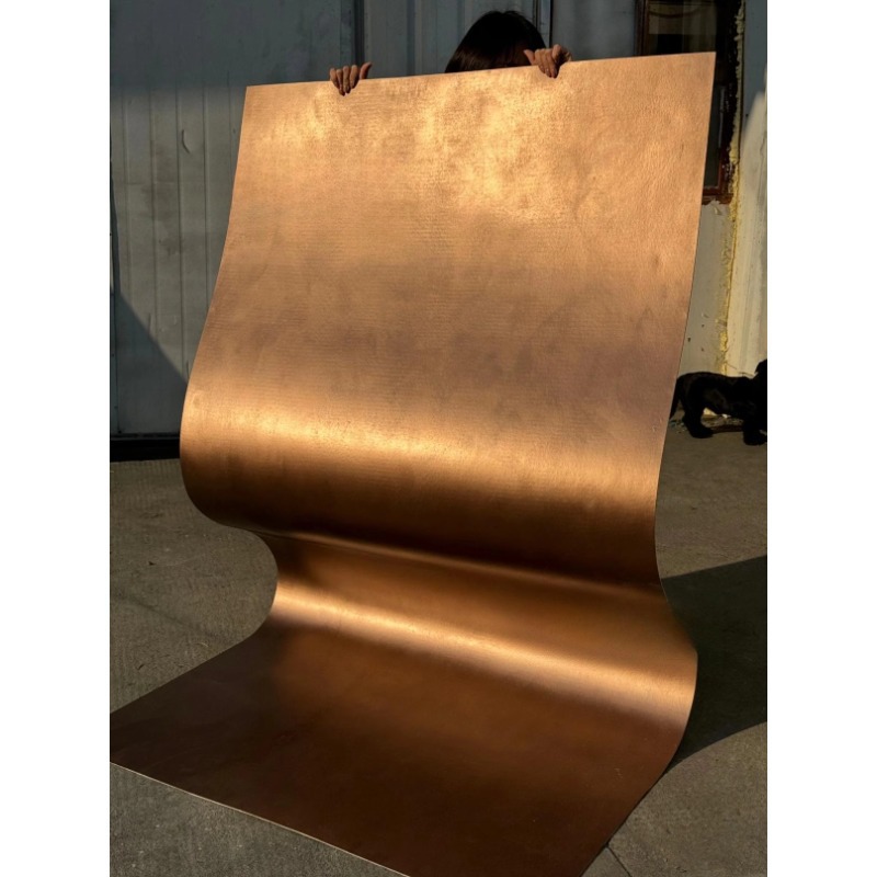 Tablero de porcelana suave dorado piedra blanda piedra flexible Clase A ignífugo e impermeable nuevo material tablero de cemento fondo interior y exterior