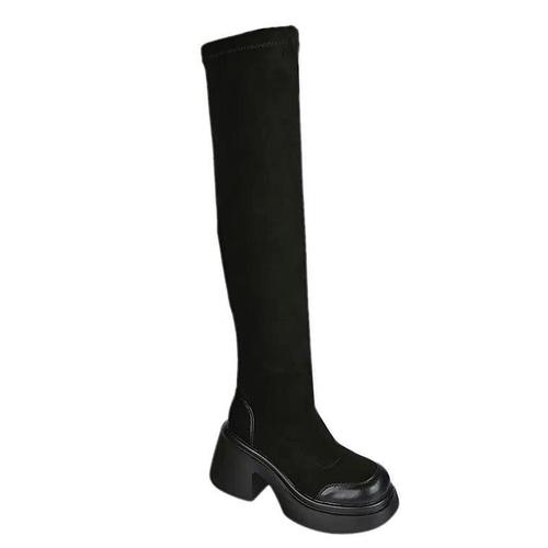 Over-the-knee boots for women: stretchy, sweet & edgy, slimming ankle socks, chunky heel, height-enhancing tall boots, and 