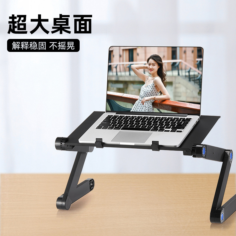 Bed Liftable Folding Small Table Desk Laptop Computer Bay Window Table Lazy Home Office Bedroom Bed