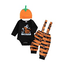 T 78682 Halloween Pumpkin Bat Outfit ��ʥ����װ ŷ���羳