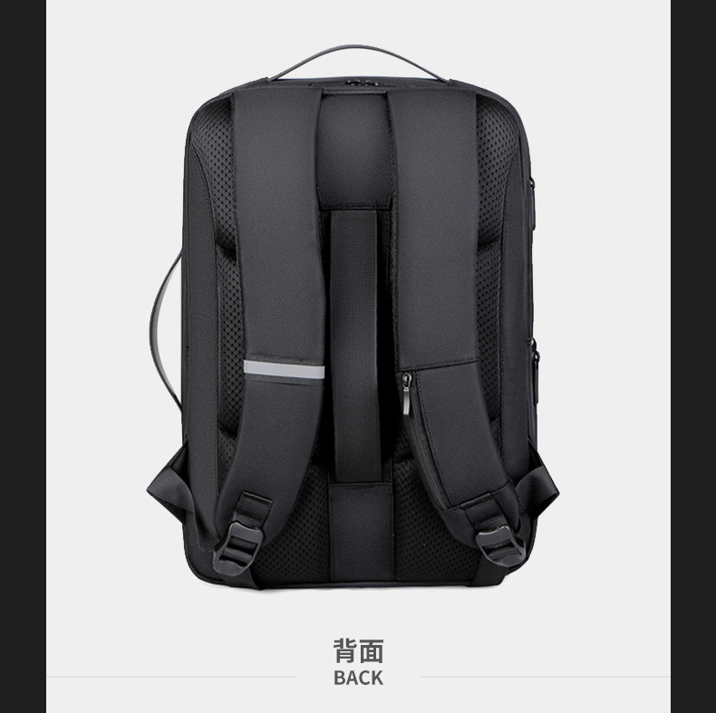Travel men's backpack, premium fashion women's backpack, trendy business waterproof laptop bag, large capacity nylon school backpack