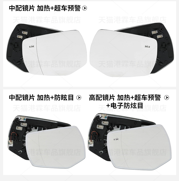 Suitable for Cadillac CT5 CT6 rearview mirror housing rear mirror rear cover mirror frame lens turn signal light bar