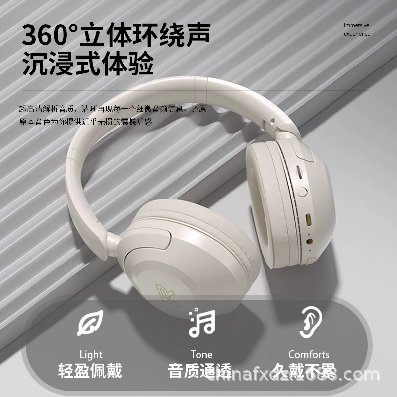 Новая Bluetooth-гарнитура 5.4 беспроводная для музыки с микрофоном, игровая, для мобильного телефона, универсальная, с очень длительным временем работы аккумулятора