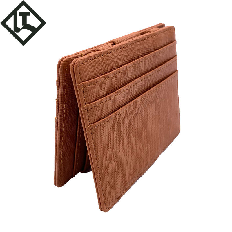 跨境電商魔術(shù)錢包 亞馬遜德國站爆款十字紋錢夾rfid男士真皮錢包