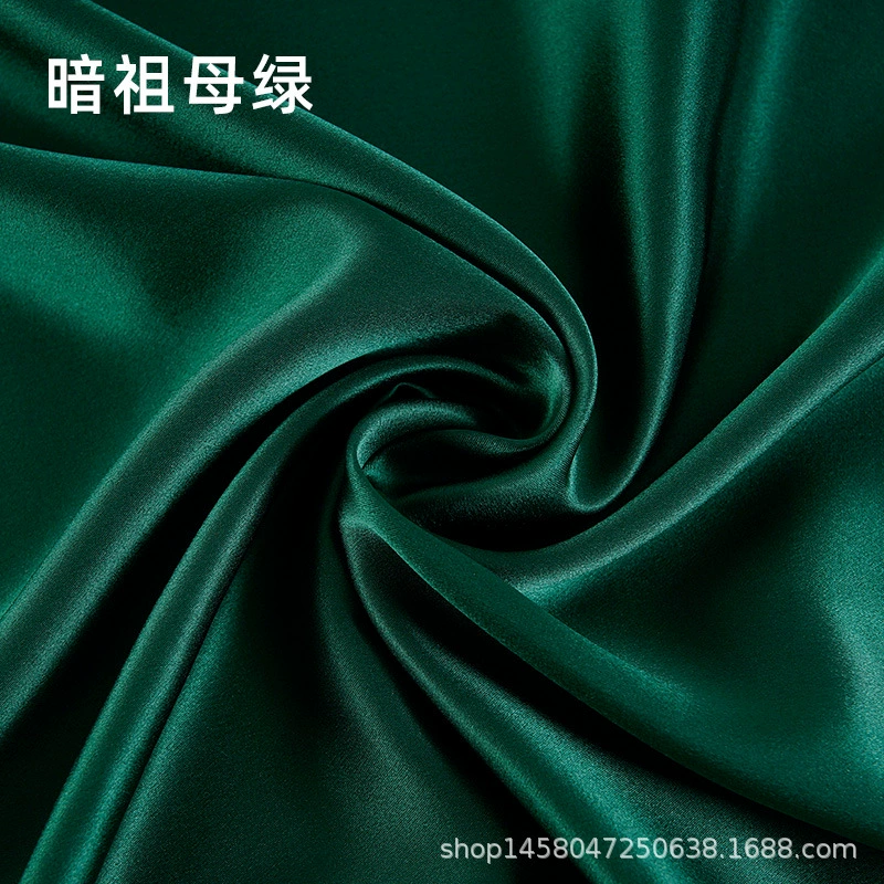 Silk fabric 100% mulberry satin, 114 cm width, 16 momme, plant‑dyed, wholesale multi‑color