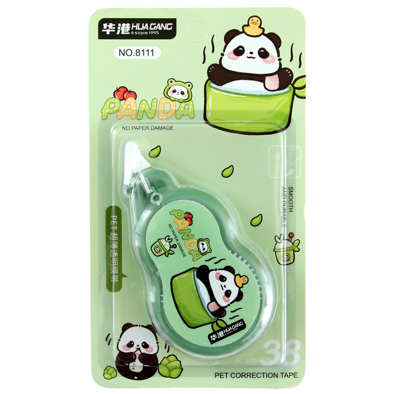 Cinturón de corrección del tesoro nacional de Panda Cinturón de corrección de alto valor Xiong Bao lindo estudiante de escuela primaria estudiante de secundaria material de oficina de aprendizaje