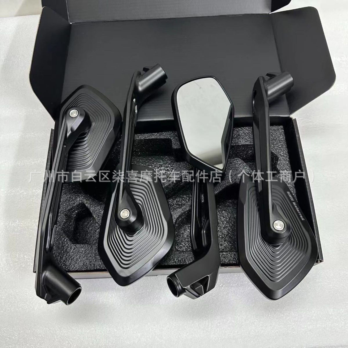 Rearview mirror suitable for Yamaha XMAX300 NMAX155 motorcycles, modified with weighted anti-shake reflector