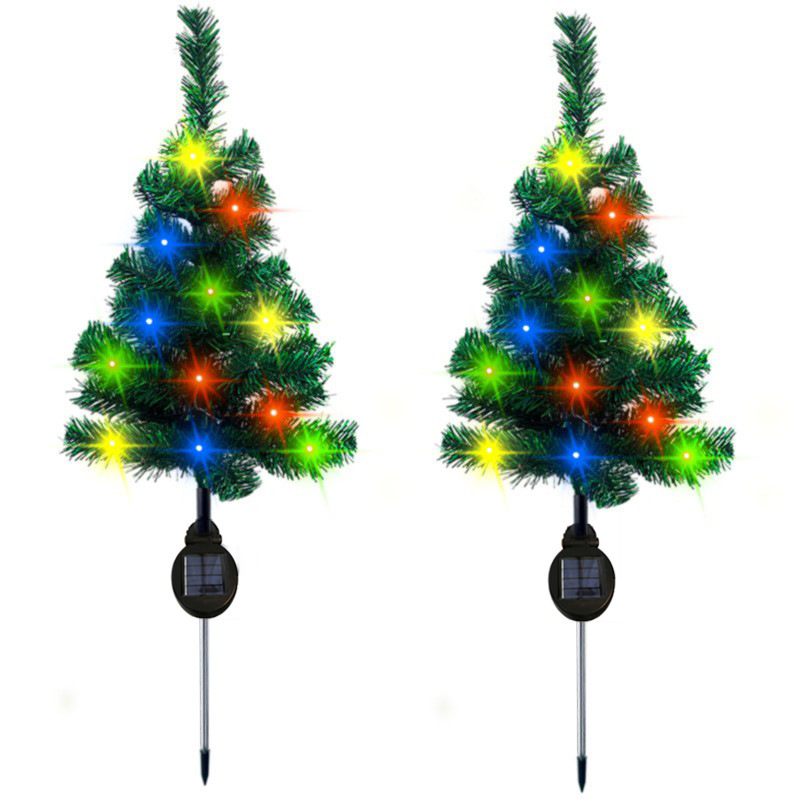 Solar Christmas Tree Lights Outdoor Decoration Christmas Courtyard Garden Lawn Lights Christmas Tree Floor Lights Cross-Border Hot Style Solar Christmas Tree Lights Outdoor Decoration Christmas Courtyard Garden Lawn Lights Christmas Tree Floor Lights Cross-Border Hot Style