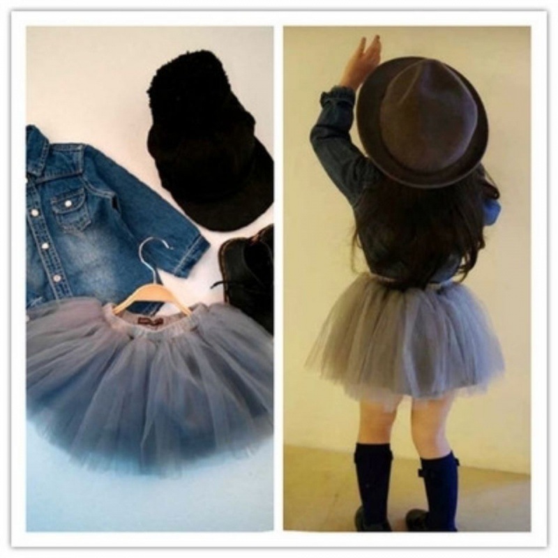 Falda de niña nueva falda de princesa 2021 falda de gasa de pastel de bebé falda de tutú de todo fósforo para niños falda corta estilo occidental