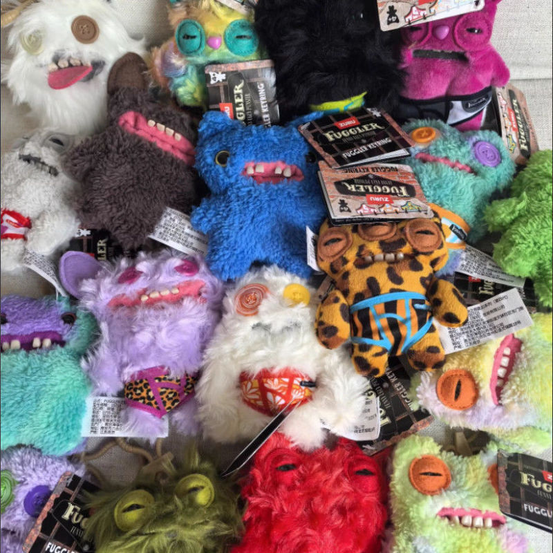Fuggler かわいい歯のモンスターペンダント人形ぬいぐるみキーホルダー子供のカップル人形おもちゃギフト卸売可能|undefined