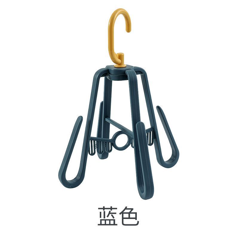 阳台晾鞋架子可折叠塑料家用室外防风四钩收纳整理晾晒鞋子神器|undefined