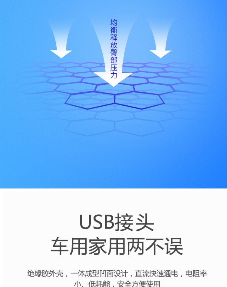 2026 New Model Car Air-Conditioned Seat Cushion Office Car USB Seat Cooling Pad Ice Silk Cooling and Ventilation Seat Cushion