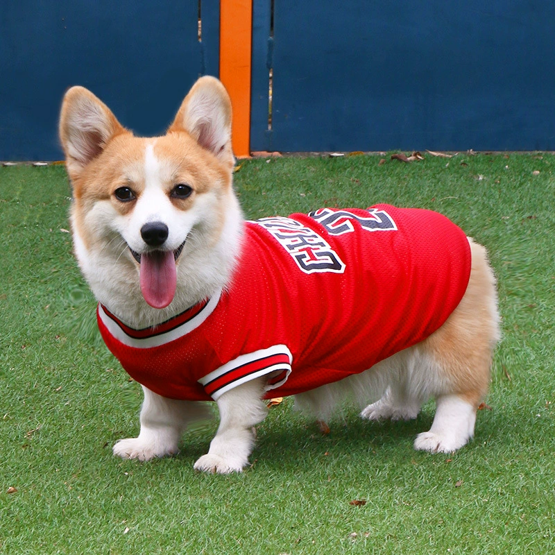 Собачья одежда для собак Летняя солнцезащитная рубашка тонкая дышащая летняя Kogi Tedby Bear Chiba Жилет Весна Лето