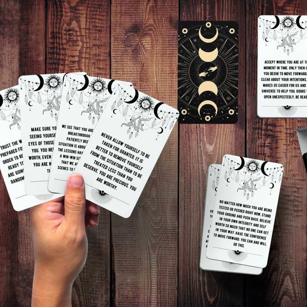 Spirit Messages Oracle Cards Tarot Deck For Party Games_voghion.com
