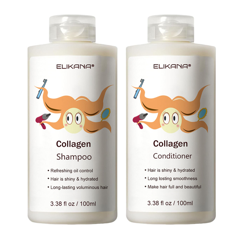 Cross-Border Collagen Shampoo and Conditioner Smooths and Cares for Hair, Repairs Dryness, Moisturizes and Nourishes the Scalp Cross-Border Collagen Shampoo and Conditioner Smooths and Cares for Hair, Repairs Dryness, Moisturizes and Nourishes the Scalp