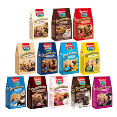 Loacker Chocolate Hazelnut Wafer Cookies, an Italian Imported Popular Snack for Foodies