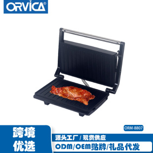 ORVICA Cross-border Professional Steak Machine Home Fried Steak Baking Machine Double-sided Iron Plate Flapcake Pancake Rotisserie Machine