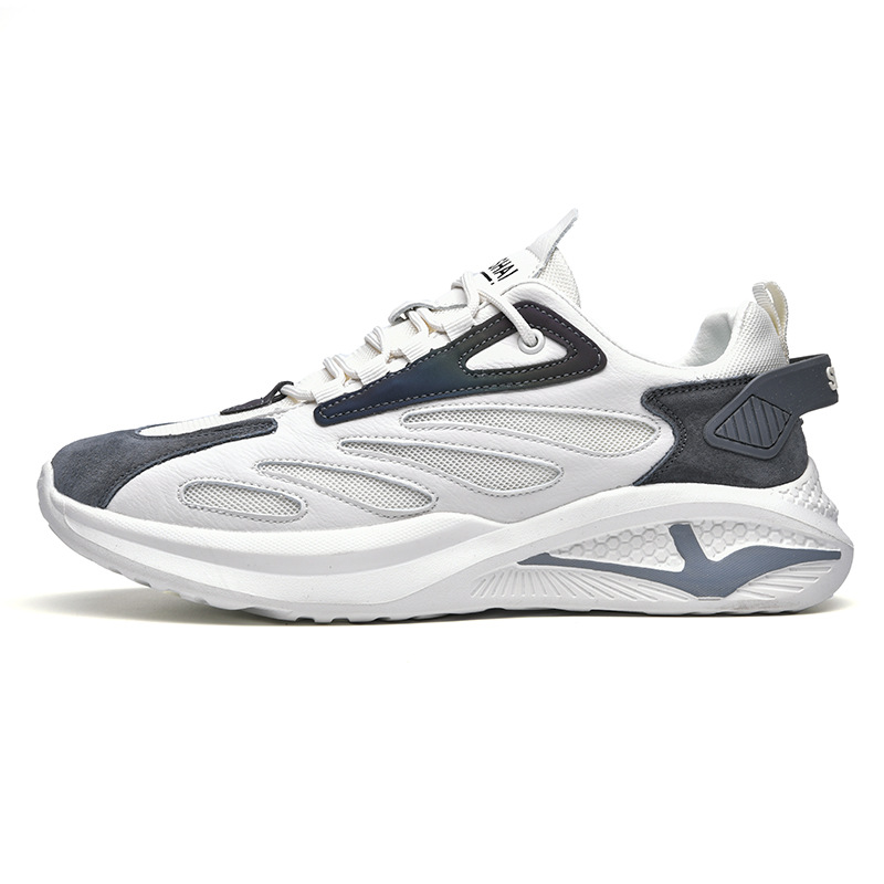 Zapatos de Exportación para Hombre, Nuevas Zapatillas Deportivas Transpirables de Primavera, Zapatos de Malla Ligeros de Moda para Papá, Zapatos Casuales Simples.