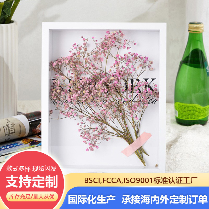 Hollow Stereo Dried Flower Photo Frame, Immortal Flower Decorative Picture Frame, Handmade DIY Light Painting Table, Wall Hanging Crafts Frame Hollow Stereo Dried Flower Photo Frame, Immortal Flower Decorative Picture Frame, Handmade DIY Light Painting Table, Wall Hanging Crafts Frame