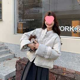新中式国风短款羽绒服女款2025新款冬季洋气漂亮超好看小个子气质