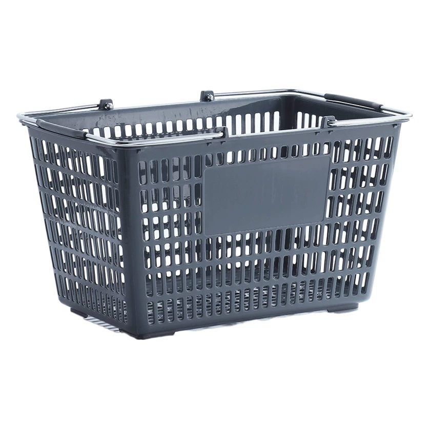 Корзина для покупок супермаркета Свежие продукты Супермаркет Портативная корзина Овощная корзина Утолщенная очень большая корзина Корзина для хранения фруктов и овощей Корзина для пива KTV