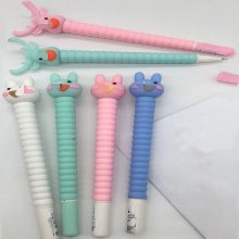 可爱创意萌学生用黑笔中性笔韩国小清新水性笔签字笔日韩卡通