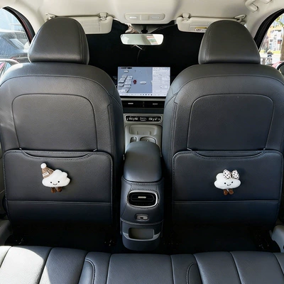 child rear seat protector, anti-dirt protective – Chair back anti-kick pad - couple-clouds-oula-5-3-piece-set-of-rear-seat-anti-kick-pads-starry-night-gray