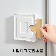 日本式コーヒーろ紙収納ボックス冷蔵庫マグネット付ろ紙ホルダーカフェ扇型フィルターダストボックス